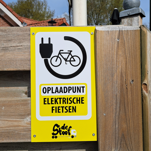 Afbeelding van foto oplaadpunt fietsers